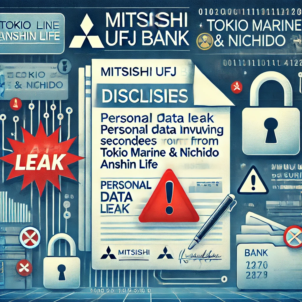 三菱UFJ銀行、東京海上日動とあんしん生命からの出向者による個人情報漏洩を公表|セキュリティニュースのセキュリティ対策Lab