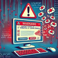 ロリポップ！レンタルサーバーに設定しているサイトの問い合わせフォームを悪用し迷惑メール配信する事例の注意喚起