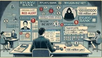 琉球銀行、法人向けインターネットバンキング「りゅうぎんBizネット」で約1億円 不正送金 被害