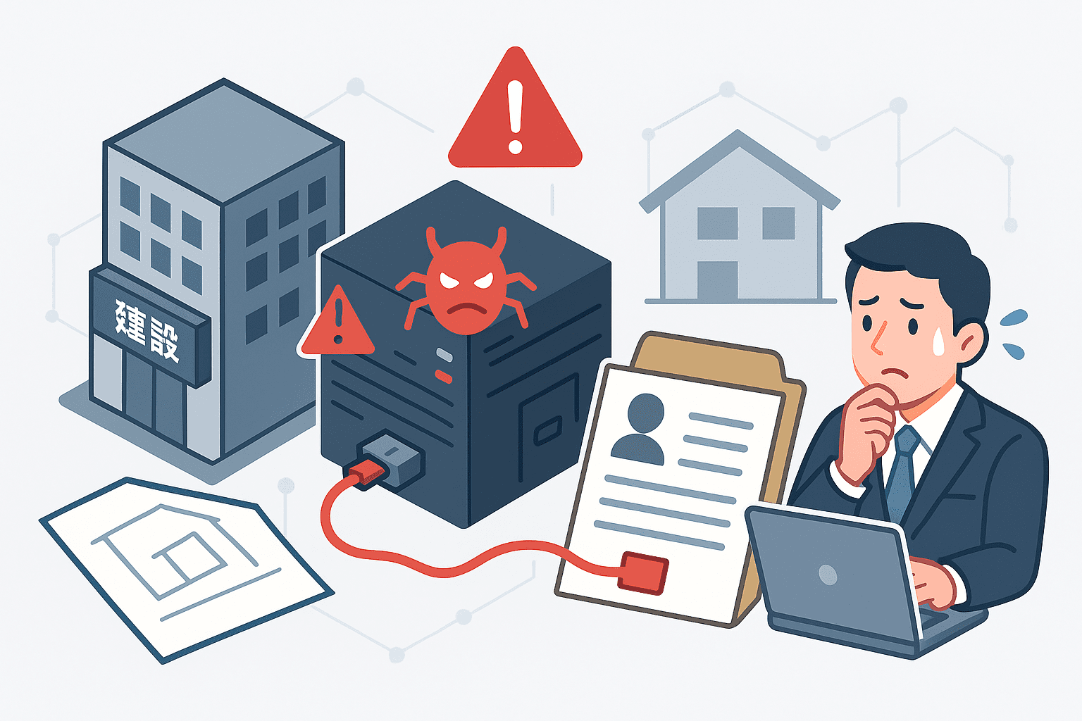 但南建設のサーバーが攻撃され顧客情報流出の可能性-積水ハウスの取引先情報にも影響|セキュリティニュースのセキュリティ対策Lab