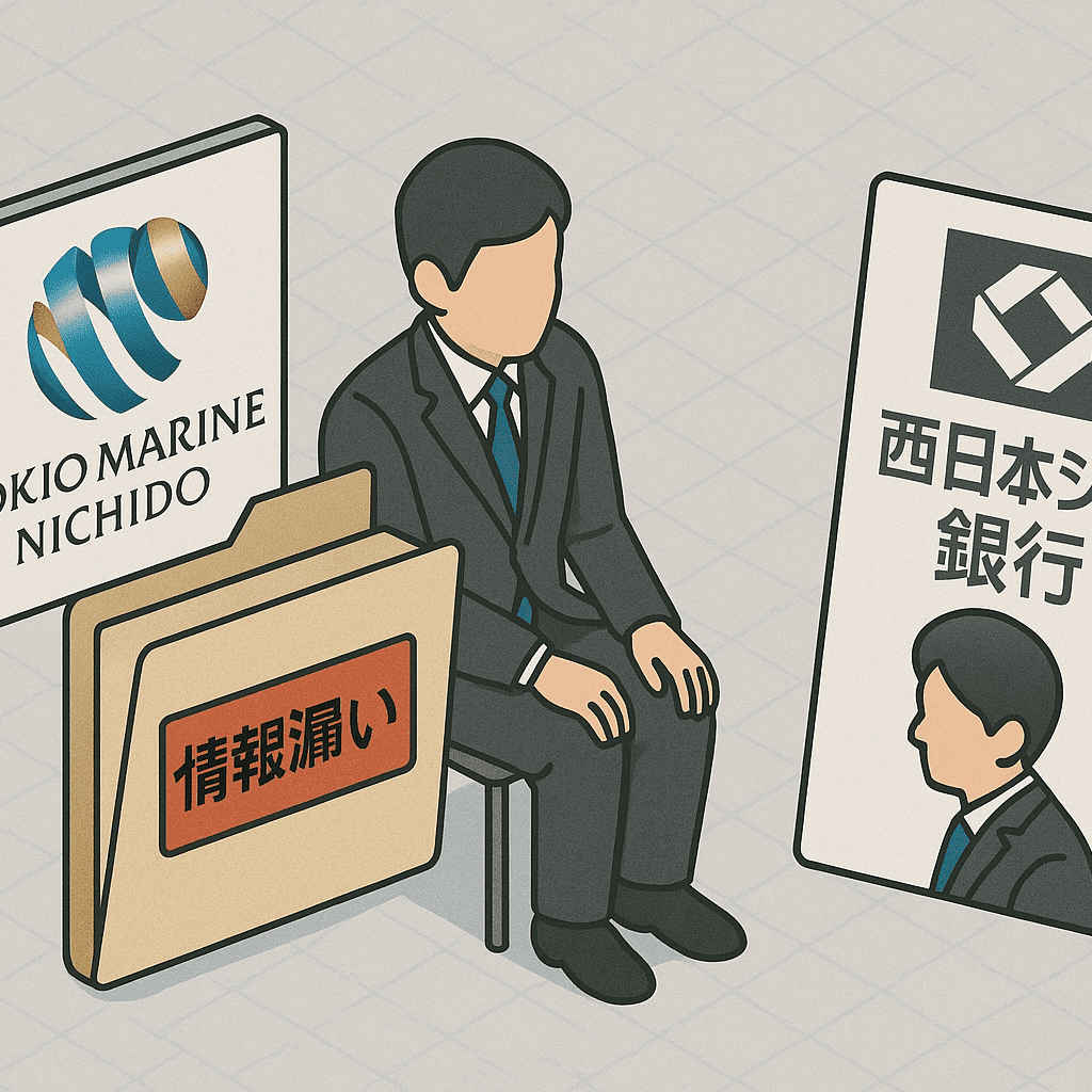 東京海上日動、出向者による情報漏洩を公表-西日本シティ銀行で新たな事案発覚|セキュリティと金融のニュース-セキュリティ対策 Lab
