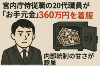 宮内庁侍従職の20代職員が「お手元金」360万円を着服-内部統制の甘さが露呈