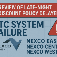 ETCのシステム障害を受け深夜割引制度の見直し時期を延期-NEXCO 各社(東日本、中日本、西日本の高速道路)が発表