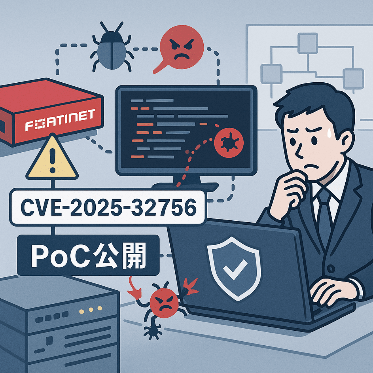 専用ページ Fortinetのゼロデイ脆弱性CVE-