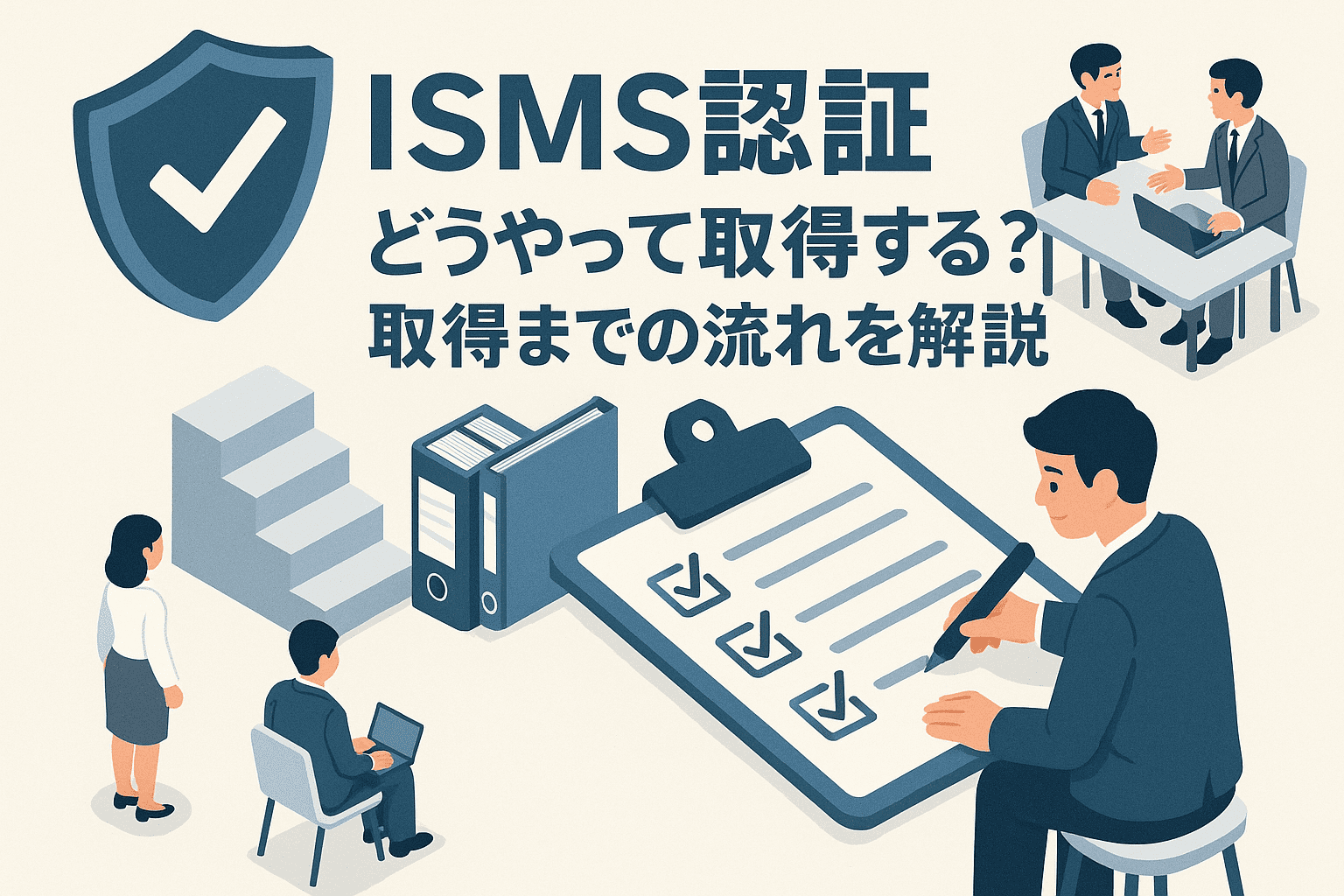 ISMS認証はどうやって取得する？取得までの流れを解説|セキュリティ対策 Lab