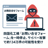 四国化工機 「お問い合わせフォーム」を一時停止、サイバー攻撃の可能性を受け