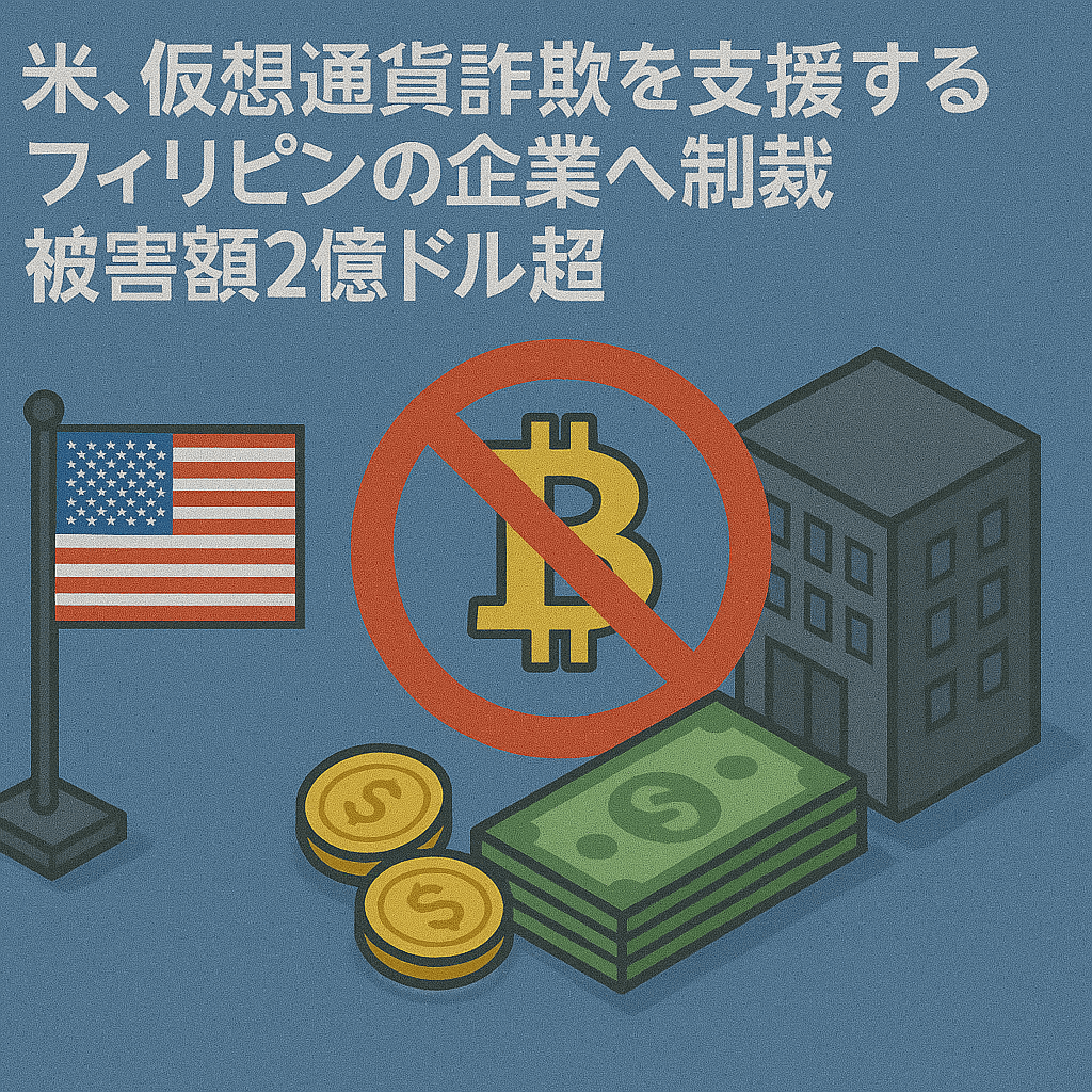 米、仮想通貨詐欺を支援するフィリピンの企業へ制裁-被害額2億ドル超|セキュリティニュースのセキュリティ対策Lab