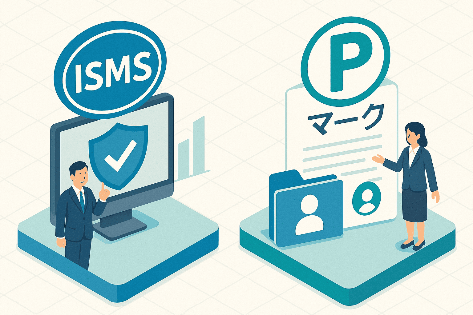 ISMSとPマークの違いとは？それぞれの特徴を解説|セキュリティ対策 Lab