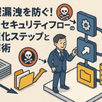 情報漏洩を防ぐ！社内セキュリティフローの最適化ステップと図解術