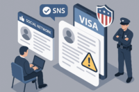 米国 ビザ申請でSNS公開が新たな条件に-学生・研修ビザに影響、審査強化で待機時間も