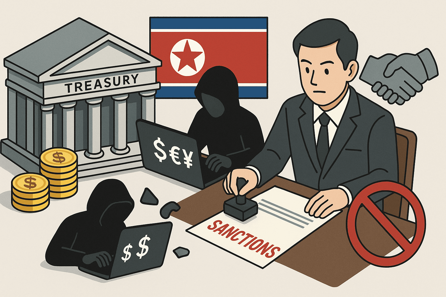 米財務省、北朝鮮 ハッカーによる不正な収益獲得スキームに制裁を発動|セキュリティニュースのセキュリティ対策Lab