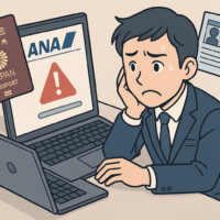 ANA 国際線 Webサイトのシステム不具合でパスポートやビザなど渡航書類登録ができない状態に【2025年7月15日】