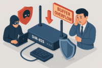 D-Link DIR-825に重大なバッファオーバーフロー脆弱性(CVE-2025-7206)