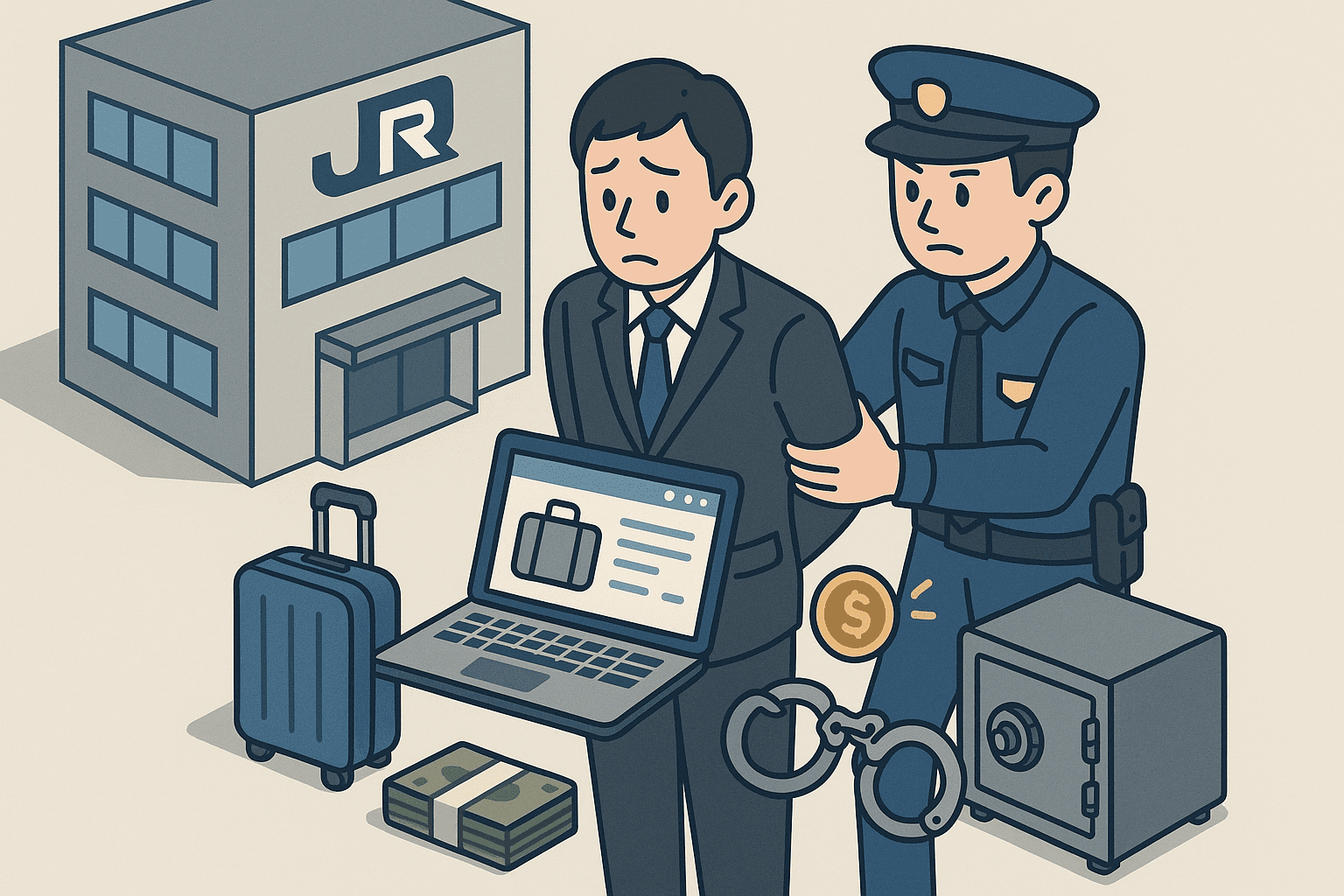 JR東日本子会社の元社員、遺失物管理システムを不正利用し現金詐取未遂で逮捕