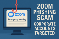 Zoomを装った巧妙なフィッシング詐欺-「緊急会議」メールで企業アカウントが狙われる