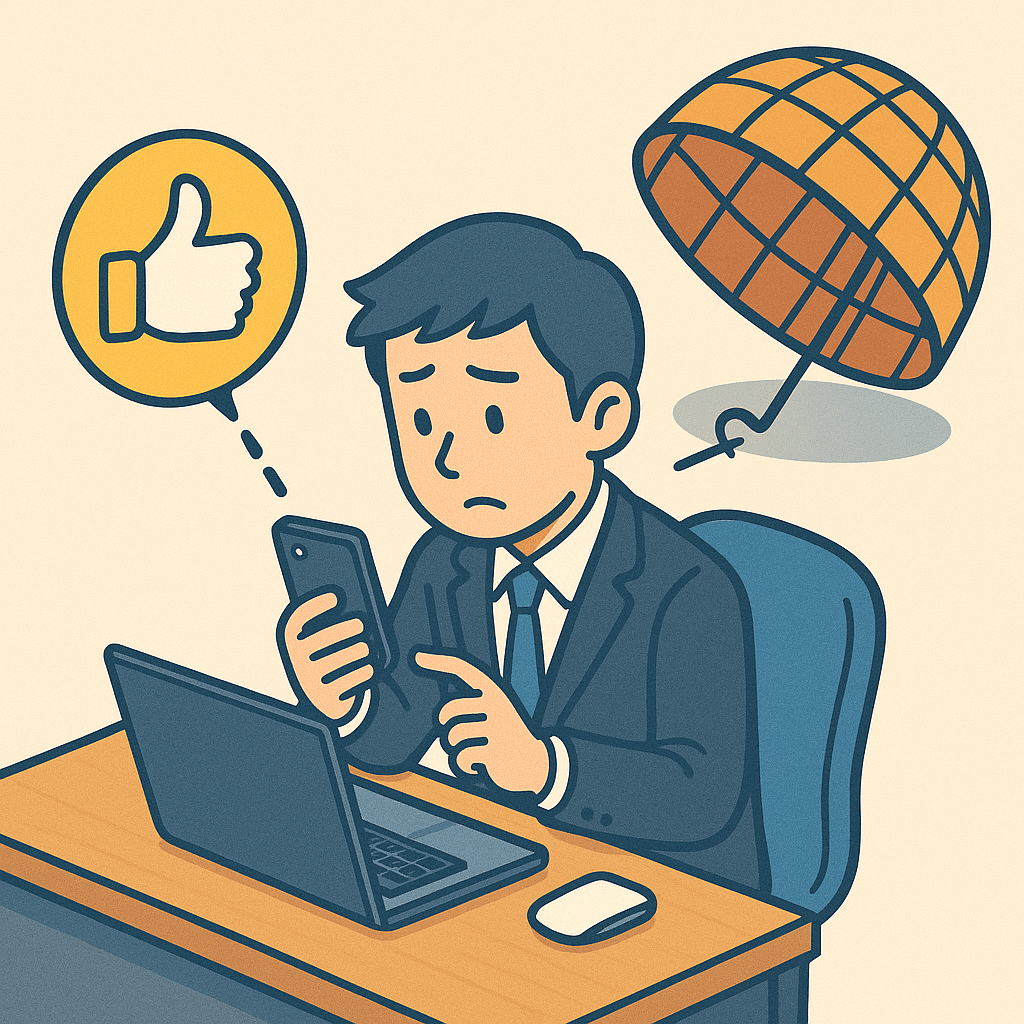タスク詐欺とは「いいね」が導く副業詐欺