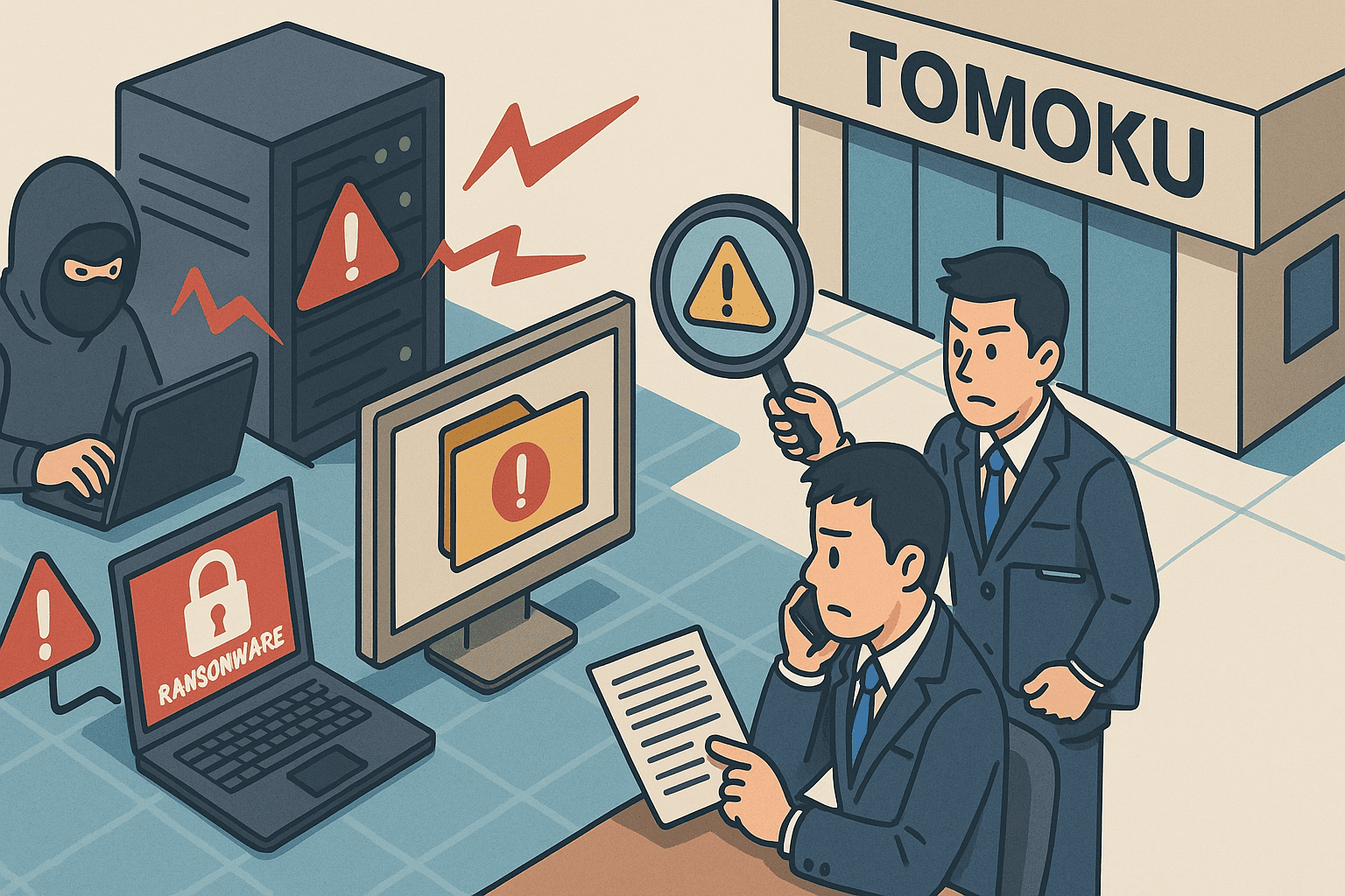 トーモク、5月のランサムウェアによるサイバー攻撃と不正アクセスで情報漏洩の可能性