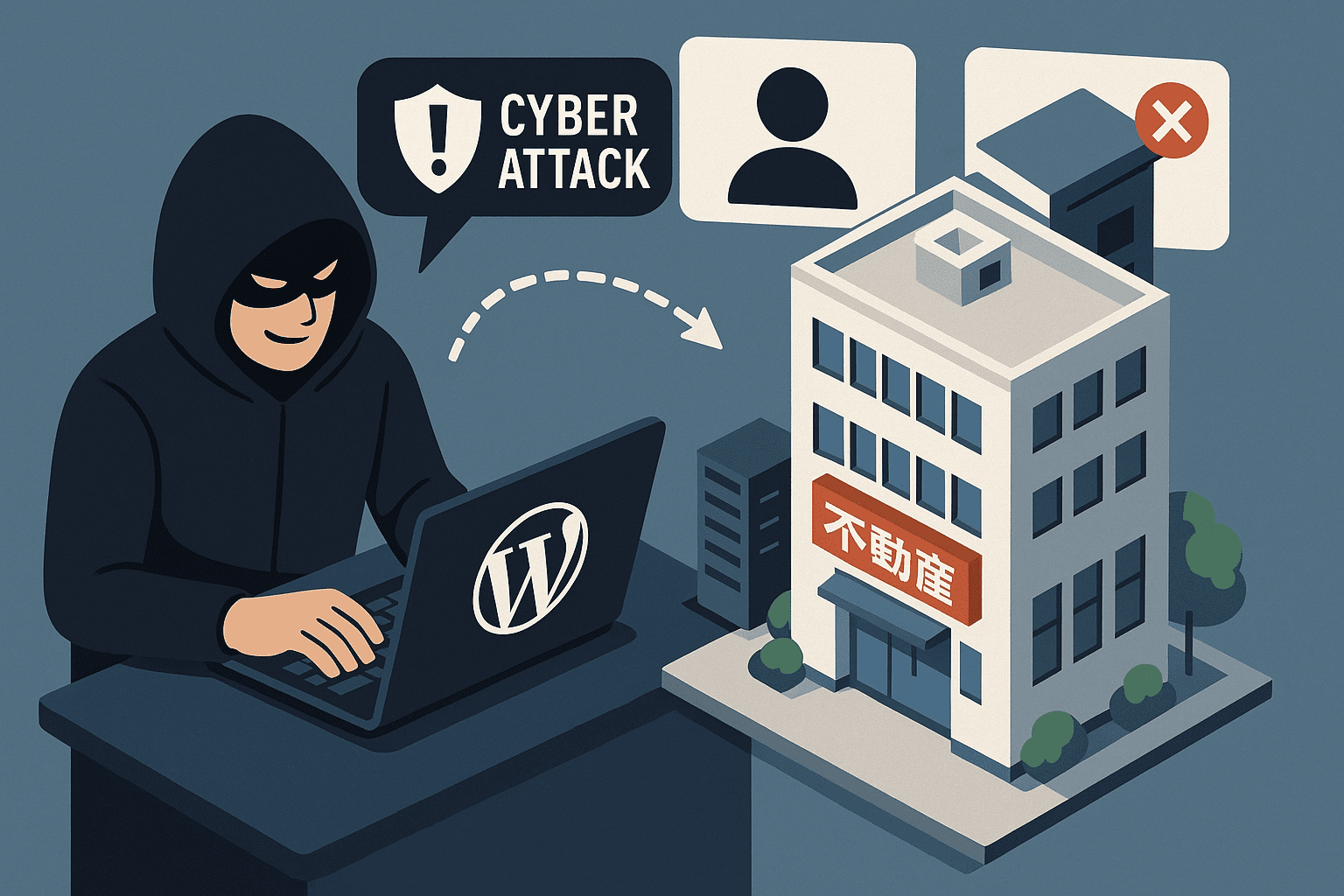 ハッカーが東京の中小 不動産会社へのサイバー攻撃と不正アクセスを主張