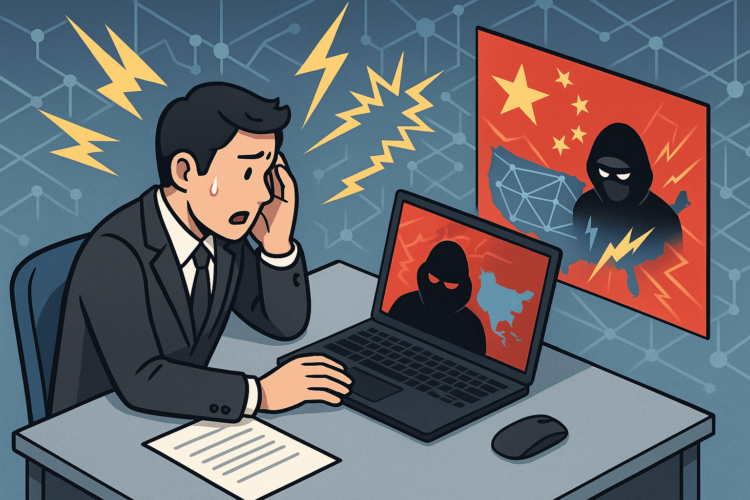 中国支援のハッカー集団「Salt Typhoon」、アメリカの州兵ネットワークに侵入し広範な通信情報を窃取