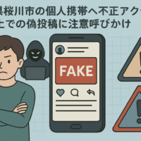 茨城県桜川市の個人携帯へ不正アクセス、SNS上での偽投稿に注意呼びかけ