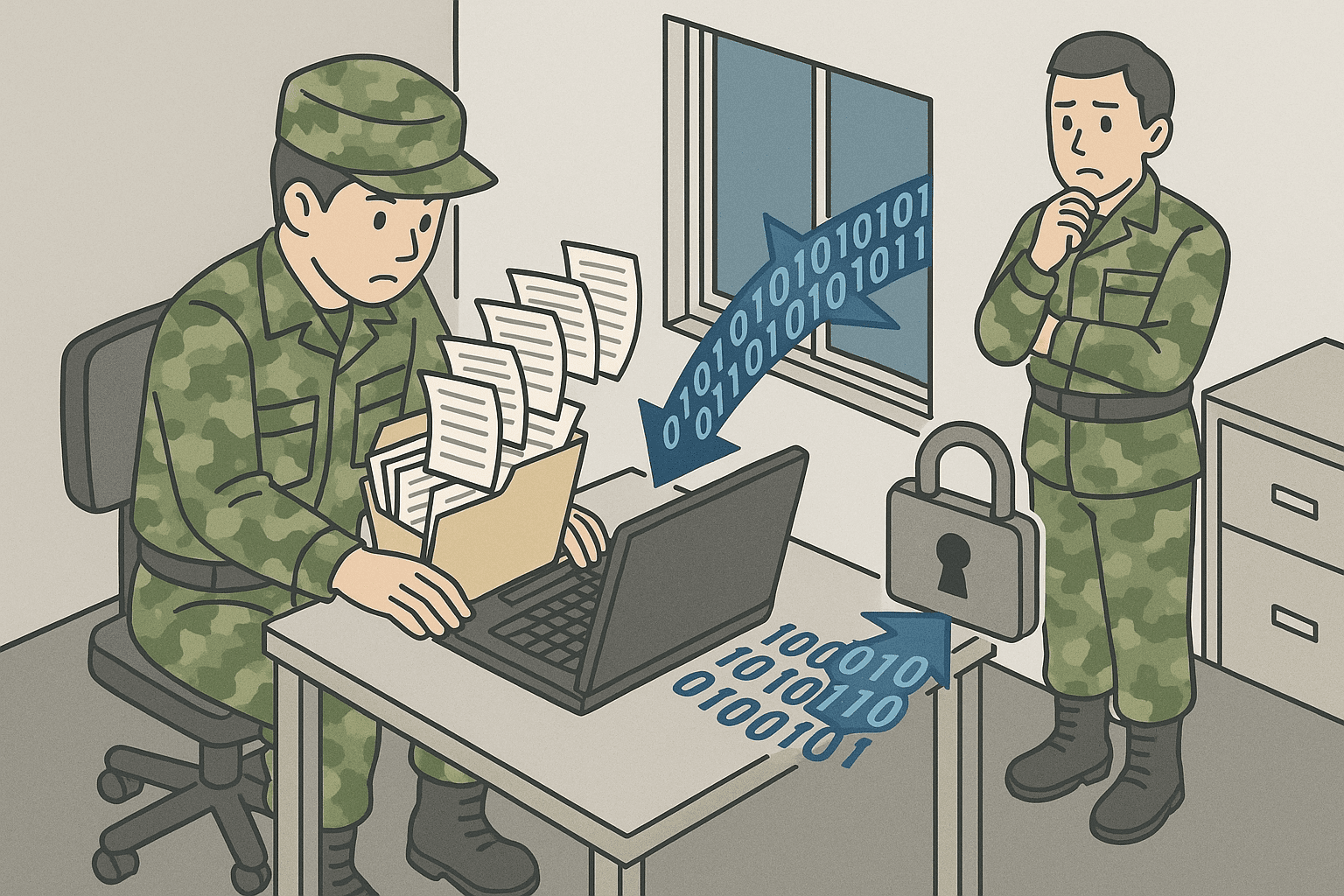 自衛隊員、無許可PCで秘密データを取り込み送信-繰り返されるインシデントと情報管理体制の課題