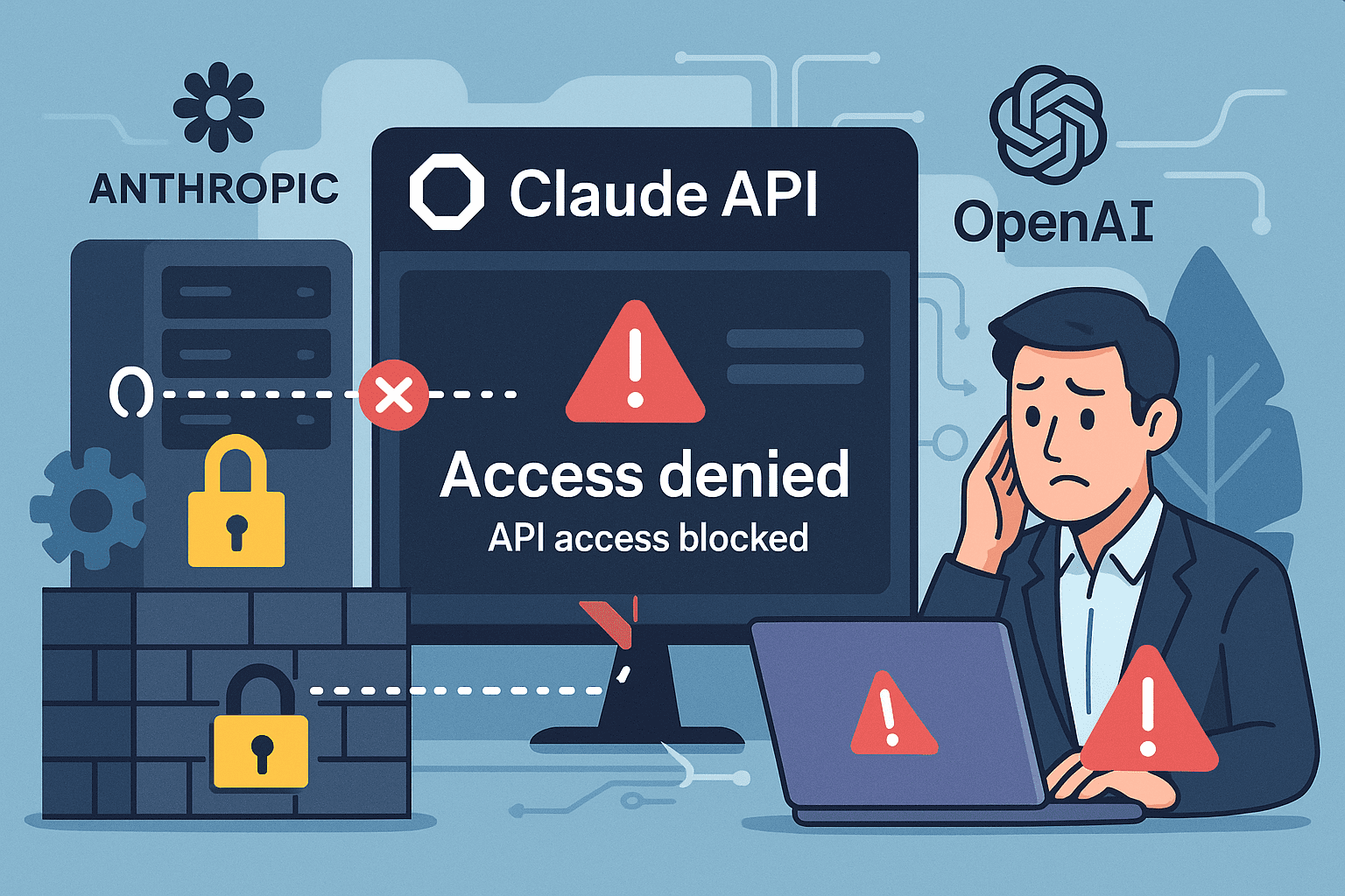 Anthropic、OpenAIのClaude APIアクセスを停止