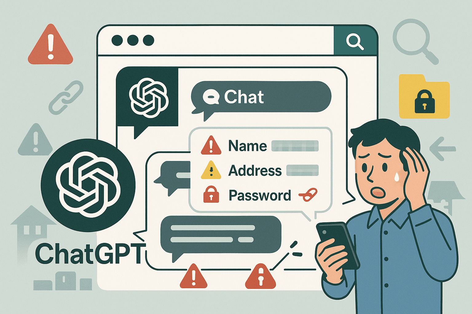 ChatGPTの一部会話が検索エンジンで公開状態に-重要な個人情報や機密情報が漏洩する可能性