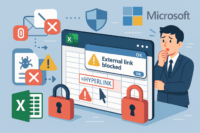 Microsoft、Excel(エクセル)の外部リンクを制限へ-高リスクファイルタイプの自動ブロックを開始