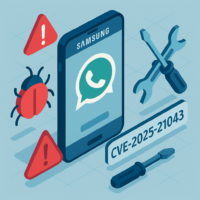 サムスンのスマートフォンを狙ったWhatsApp関連ゼロデイ脆弱性、9月の月例アップデートで修正(CVE-2025-21043)