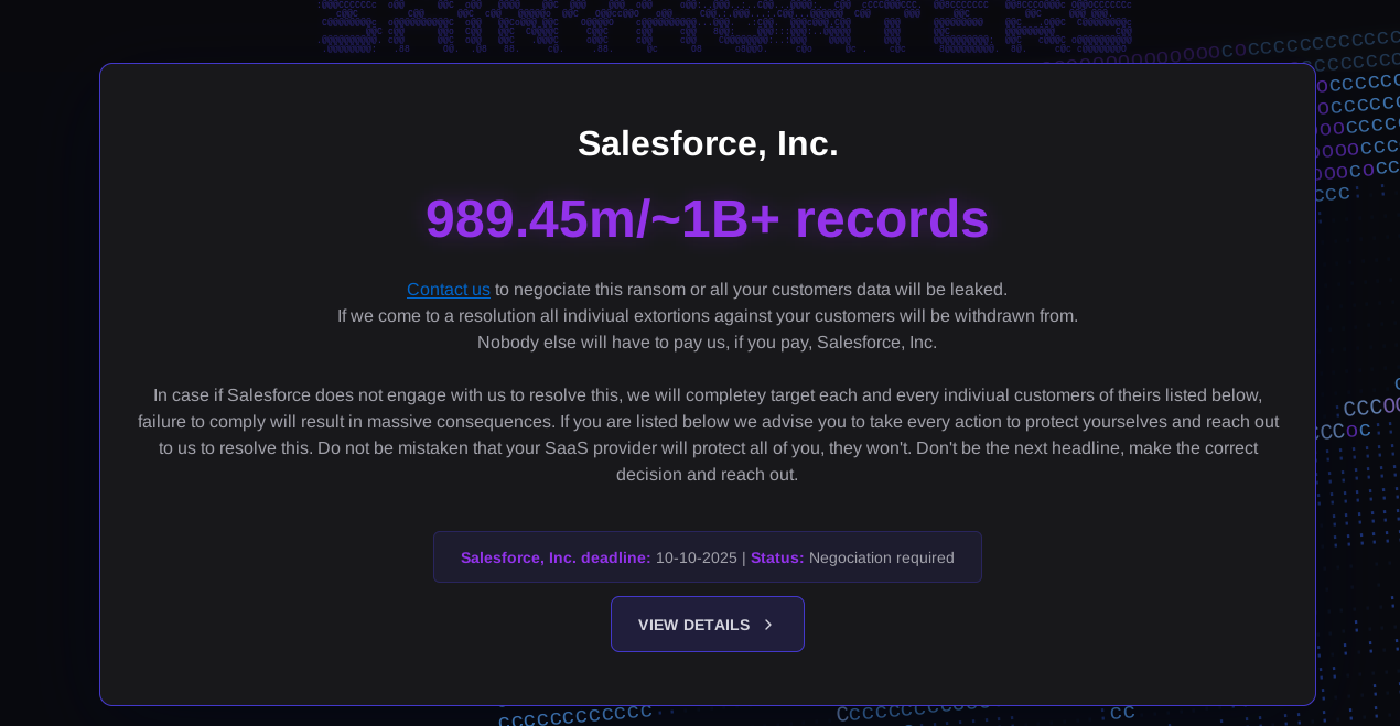Salesforce(セールスフォース)へサイバー攻撃-ハッカーによる不正アクセスで情報漏洩か-シスコ/トヨタ/富士フイルム/Googleに影響か|セキュリティニュース-セキュリティ対策  Lab