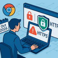 Google、2026年10月からChromeのHTTPSをデフォルトに-公開サイトのHTTP初回アクセスで警告