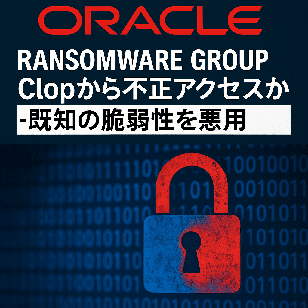オラクル(Oracle)、ランサムウェア グループClopから不正アクセスか