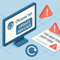 Google、Chrome 141の安定版で2件の危険性の高い脆弱性(CVE-2025-11205,CVE-2025-11206)を含む21件の脆弱性を修正