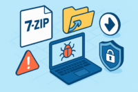 7-Zipの脆弱性 CVE-2025-11001 にPoC公開-Windows向けシンボリックリンク処理の不備、v25.00で修正