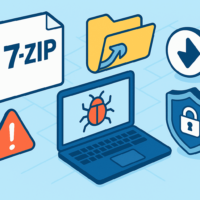 7-Zipの脆弱性 CVE-2025-11001 にPoC公開-Windows向けシンボリックリンク処理の不備、v25.00で修正