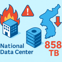 韓国の国立データセンターが火災で8年分 858テラバイトのデータが消失