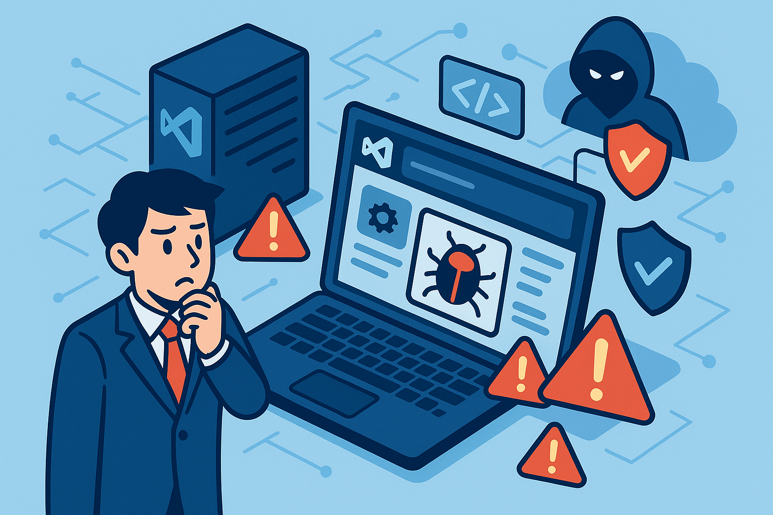 VSCodeの拡張機能を標的とするサイバー攻撃-12件の悪性コンポーネント