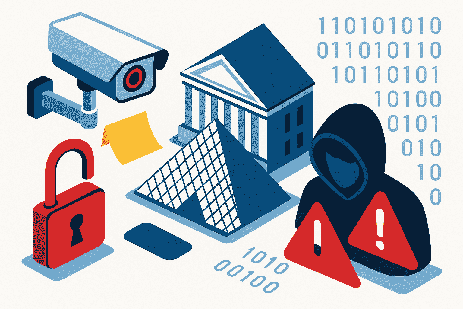 パリ・ルーブル美術館の監視システム「パスワードはLOUVRE」だった-強奪事件の前に監査で指摘