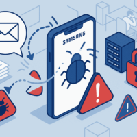 サムスンのスマホを狙う新たなスパイウェア-ゼロクリックで感染するサイバー攻撃 キャンペーン
