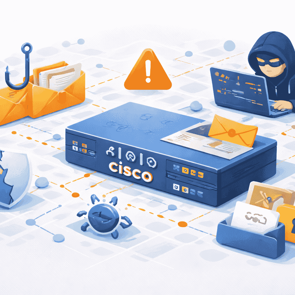 シスコのメールセキュリティ製品の脆弱性を狙うサイバー攻撃(CVE-2025