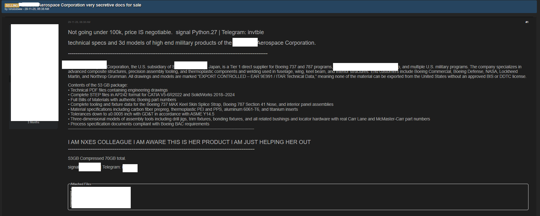 ハッカーが日本企業の海外子会社へ不正アクセスし軍需向け航空 機密情報を窃取し1500万円で販売|セキュリティニュースのセキュリティ対策Lab