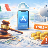 App Storeのプライバシー機能を巡り、イタリア当局がAppleに約98.6百万ユーロ(約182億円)の罰金