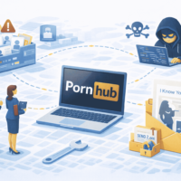 Pornhub(ポルノハブ)の個人情報漏洩で性的脅迫メールの標的になる可能性