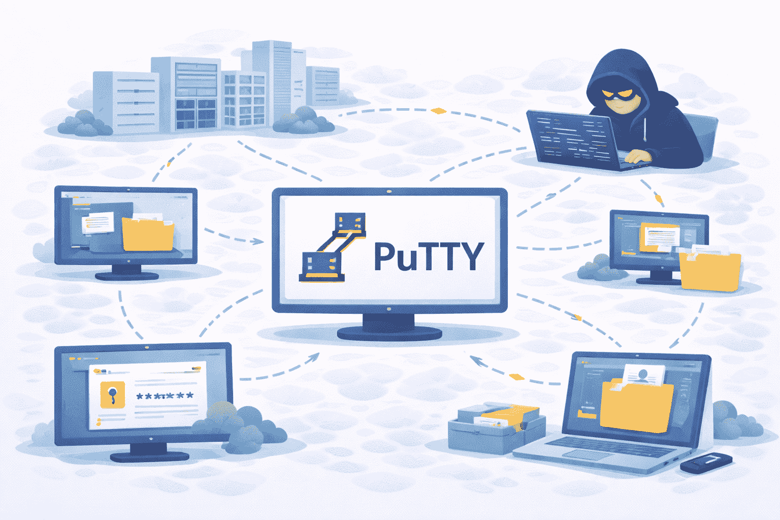 PuTTY(パティ)を悪用したサイバー攻撃が増加-正規ツールを使った横移動・情報持ち出しに警戒