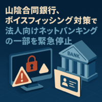 山陰合同銀行、ボイスフィッシング 対策で法人向けネットバンキングの一部を緊急停止