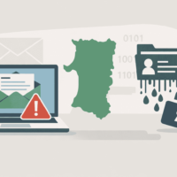 秋田県で職員が他人のメールを不正閲覧し個人情報を送信