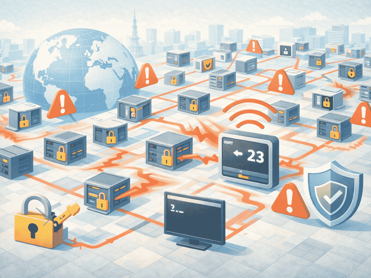 Telnetの公開サーバー約80万台へサイバー攻撃 リスク-GNU InetUtils