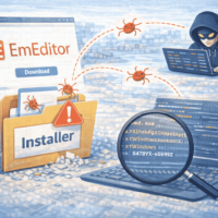 EmEditor 公式サイトでインストーラー改ざん-マルウェア 配布の経緯と調査結果を発表