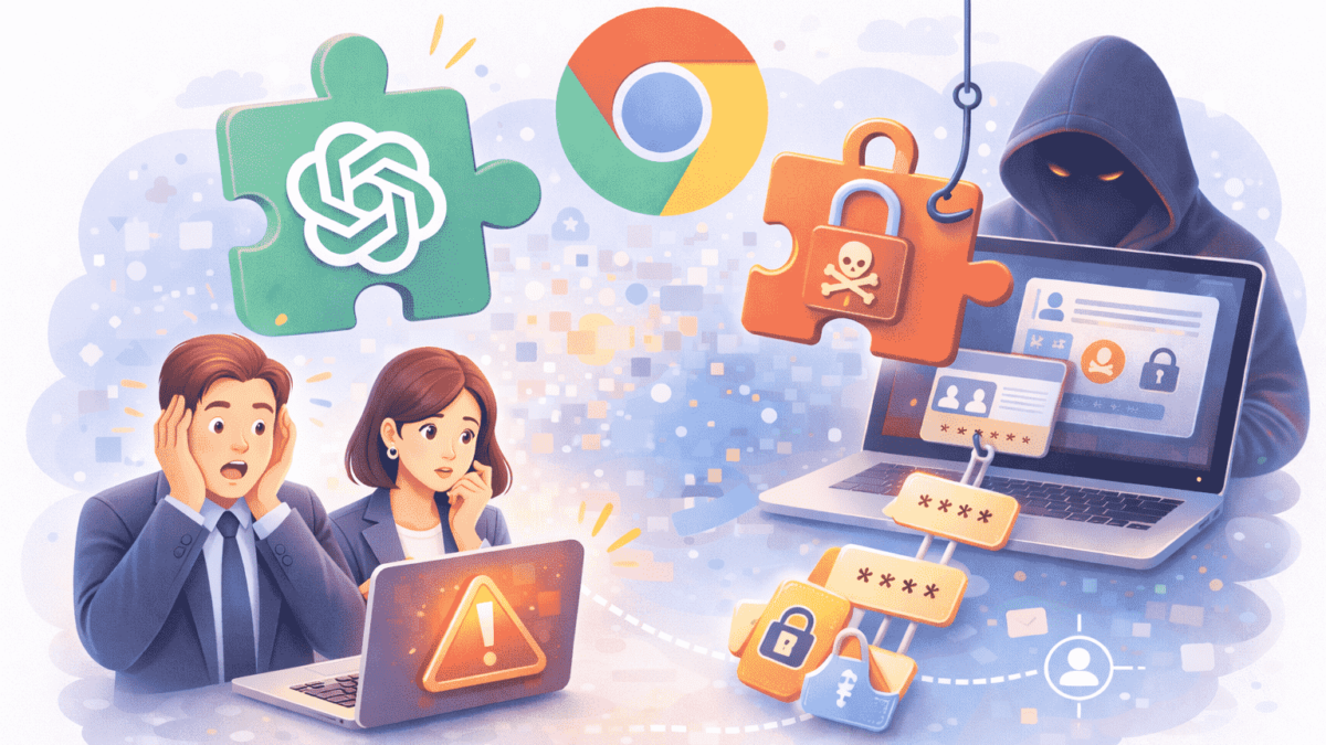 ChatGPTの拡張機能を装うChrome 拡張機能、セッショントークン窃取でアカウント乗っ取り|セキュリティニュースのセキュリティ対策Lab