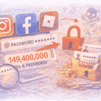 Instagram、Facebook、Roblox(ロブロックス)など1億4,940万件のIDとパスワードが漏洩-インフォスティーラーが原因か